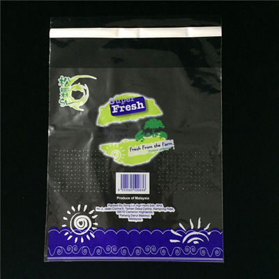 ODM พิมพ์ Micro Perforated กระเป๋าสำหรับผัก Multicolor กันกลิ่น
